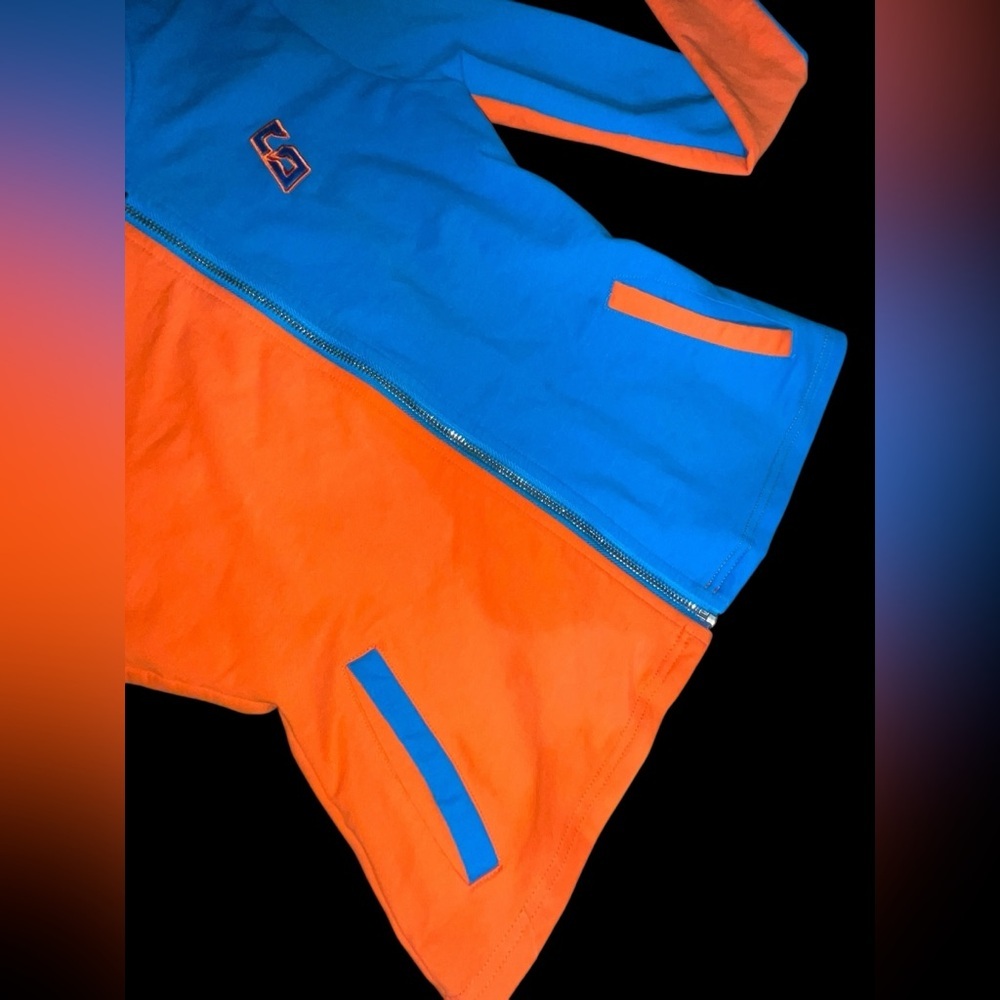 So Real | Gsuwoo Color Block Top in Orange/Blue/Yellow - Picture 8 of 15